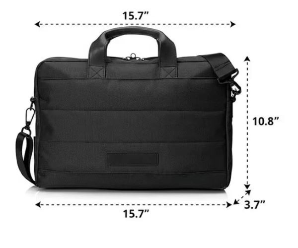 HP Executive HP Power Ready Elite Top Load Laptop Bag, 15" CALIFORNIA EXE. SIDEBAG